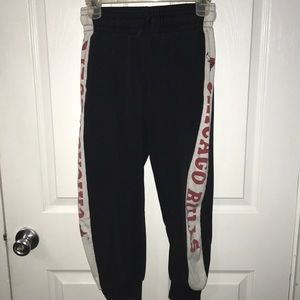 Cropped Chicaco Bulls Sweatpants